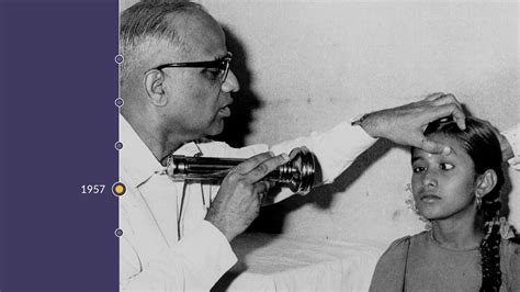 The history of Sightsavers.